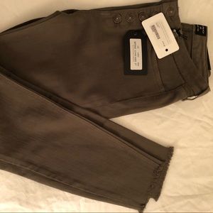 Just Black Denim, Avocado Green, Button Fly